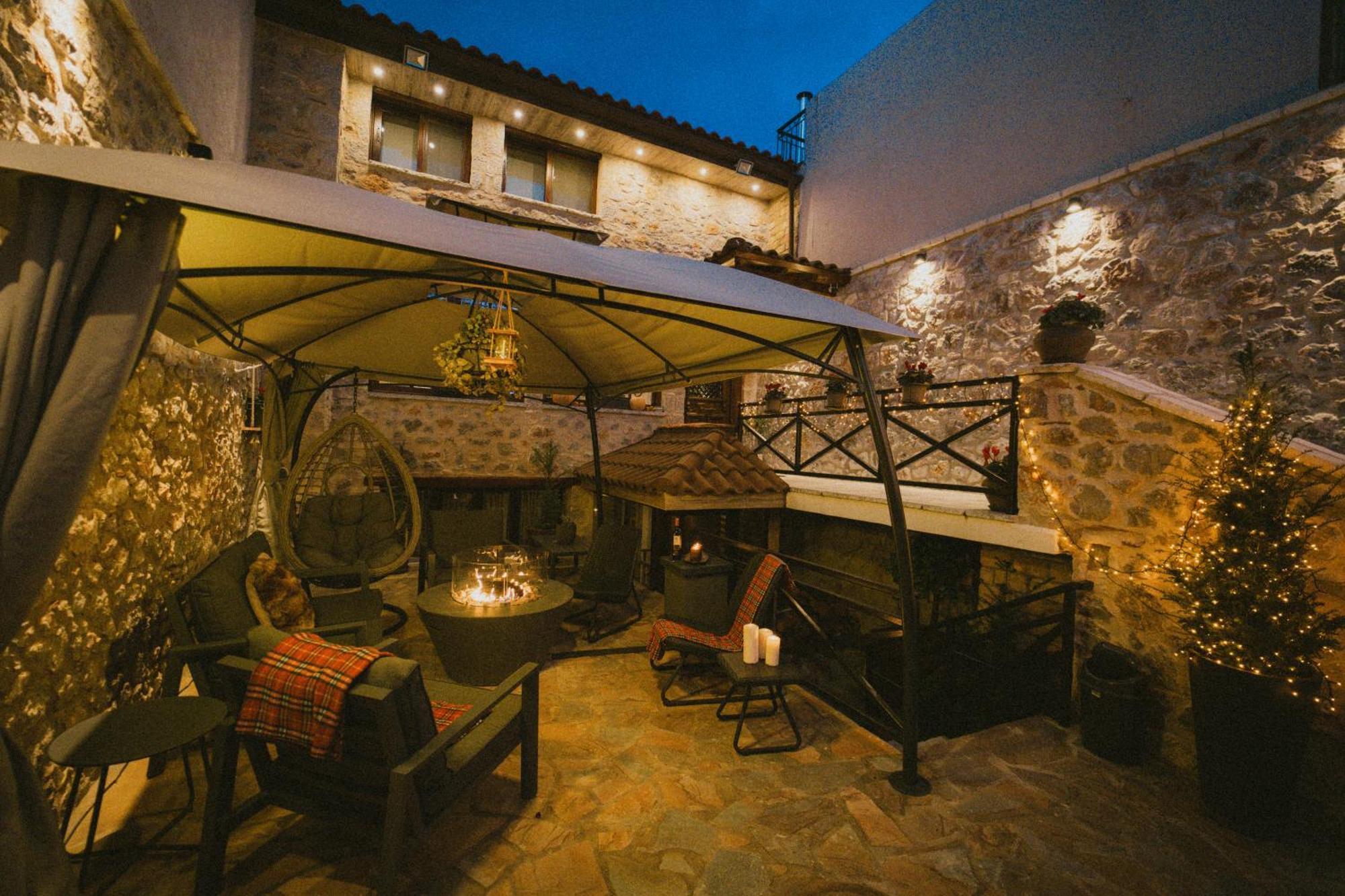 Afanos Guesthouse Арахова Екстериор снимка